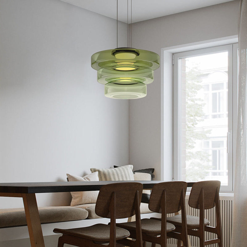 Modern Creative Round Glass Pendant Light