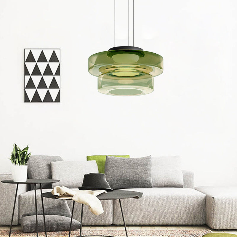 Modern Creative Round Glass Pendant Light