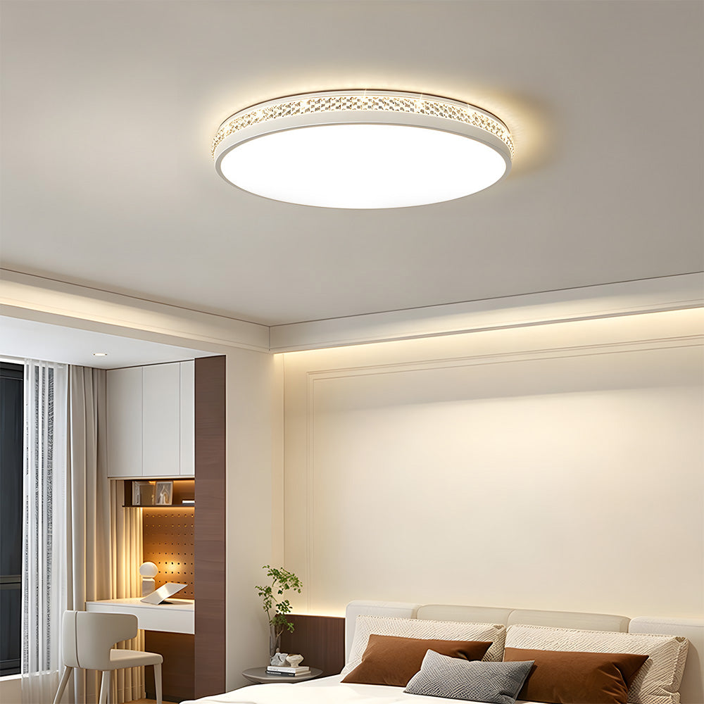 Modern Minimalist Round LED Ceiling Lights for Bedroom Hallway