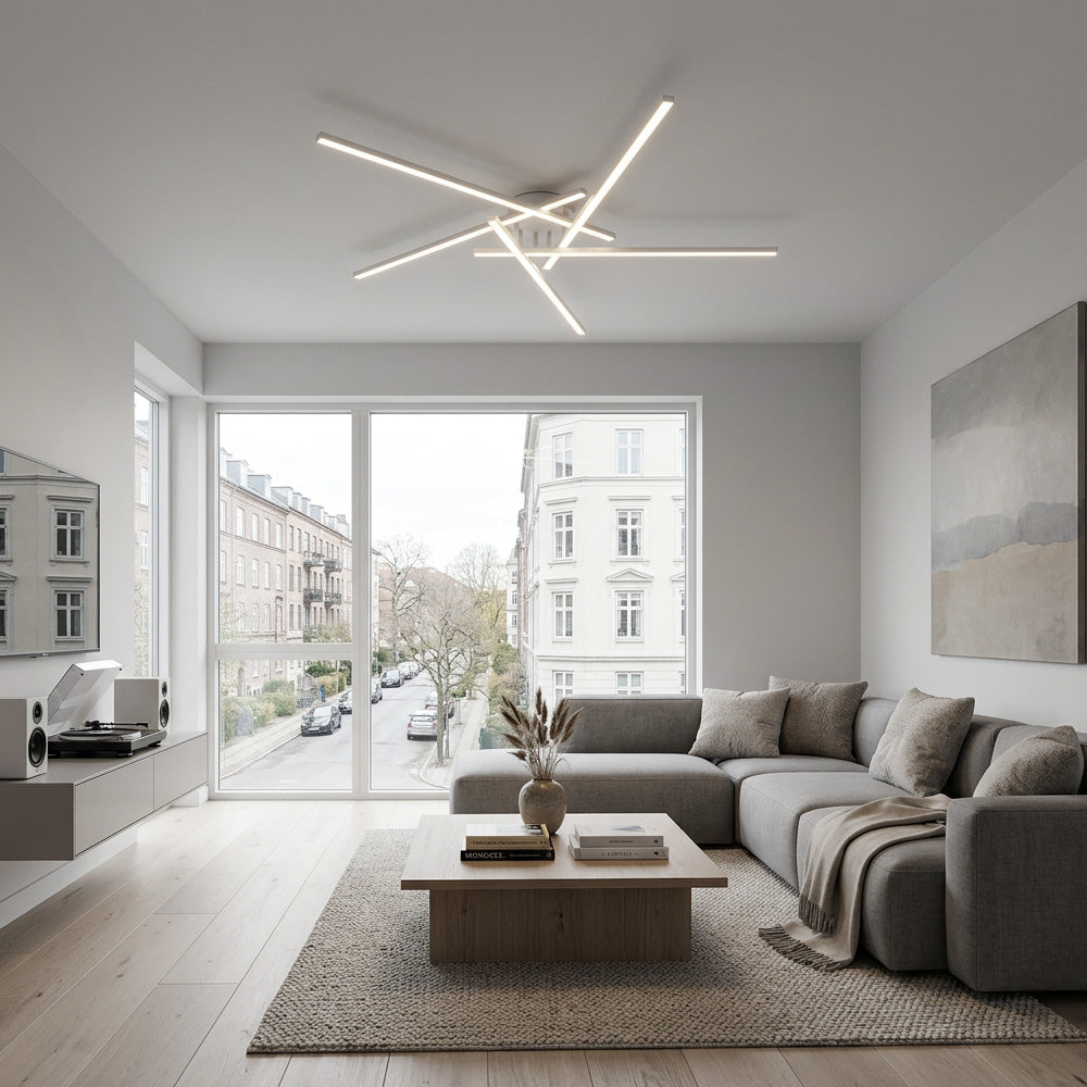 Modern Contemporary Abstract LED Ceiling Lights for Living Room Bedroom