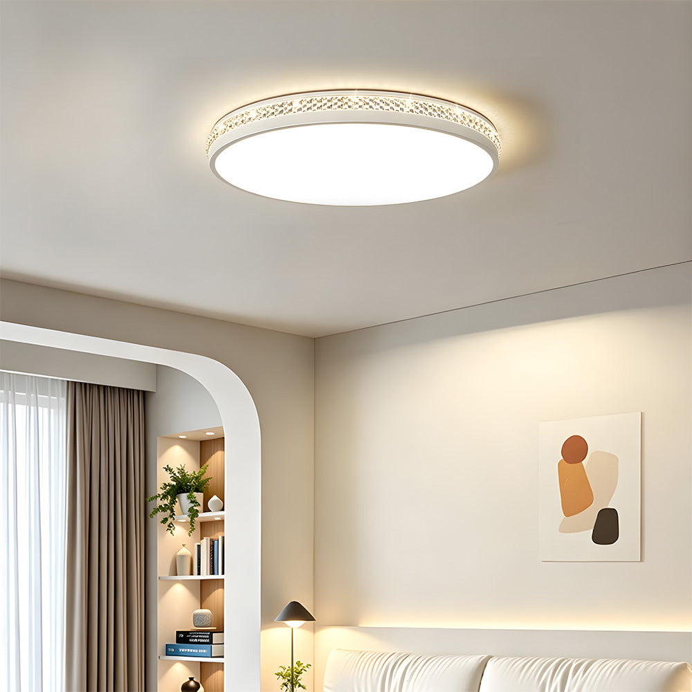 Modern Minimalist Round LED Ceiling Lights for Bedroom Hallway