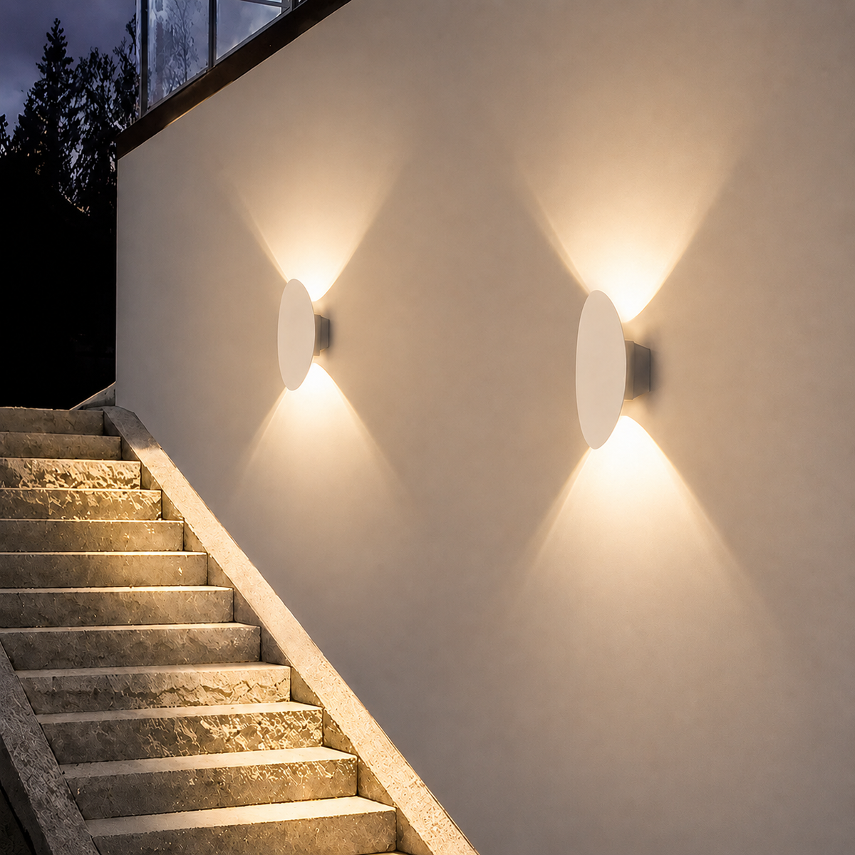 Outdoor Wall Light LED IP65 Waterproof Wall Lamps for Door Porch Garden
