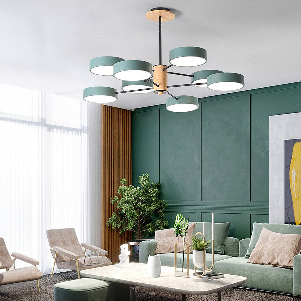 Macaron Multi Arm Modern LED Ceiling Pendant