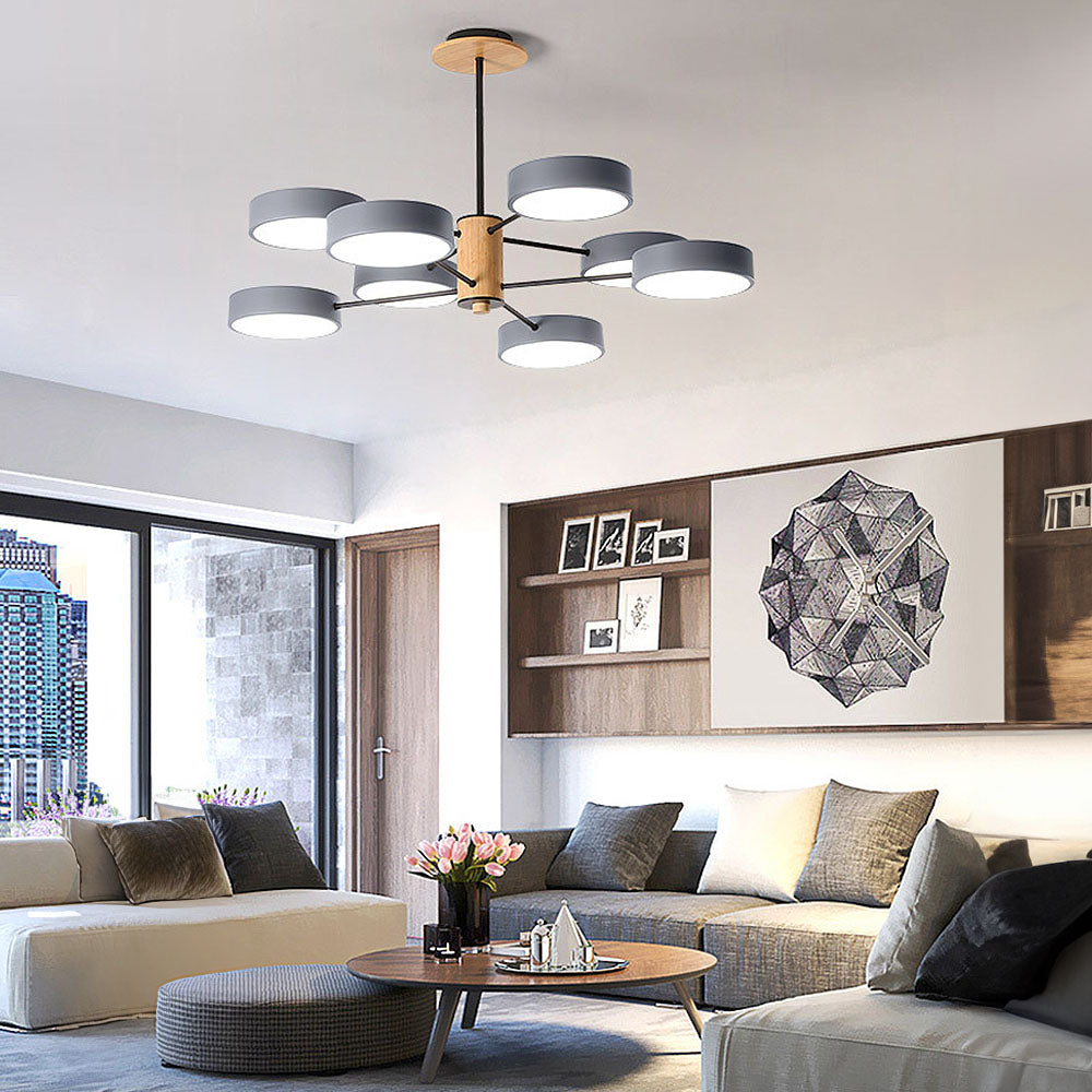 Macaron Multi Arm Modern LED Ceiling Pendant