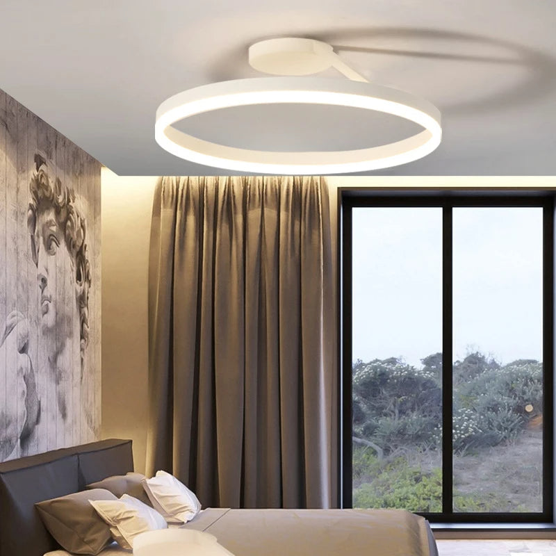 Nordic Minimalist Metal LED Ceiling Light For Livingroom