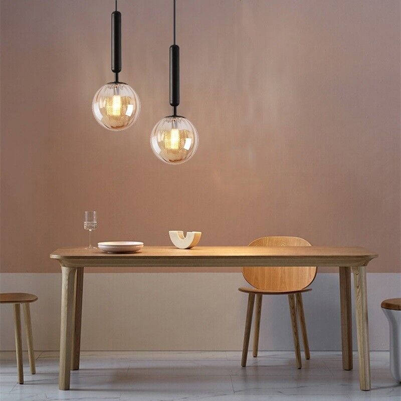 Colorful Glass Pendant Lights For Kitchen