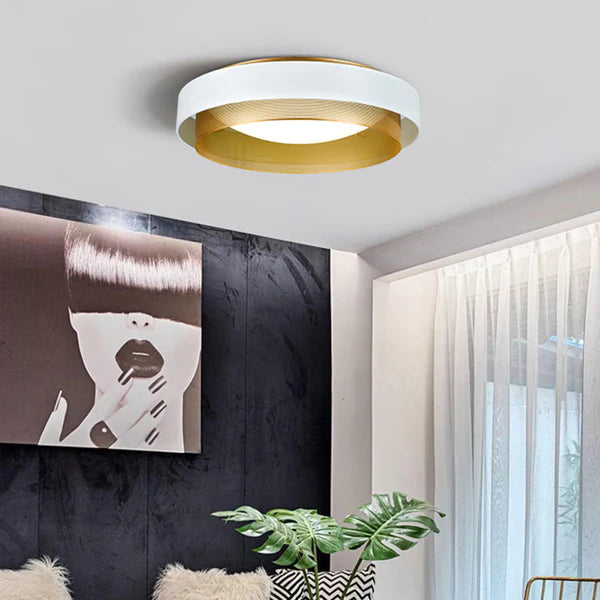 Minimalist LED Ceiling Light Flush Mount Panel Ceiling Lamp for Bedroom