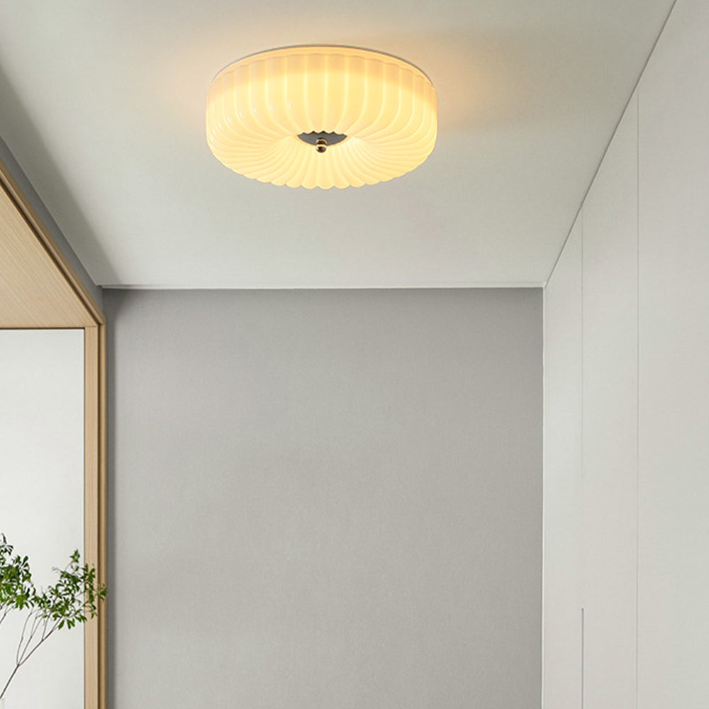 Medieval Cream Style Bauhaus Glass Ceiling Light -Homdiy
