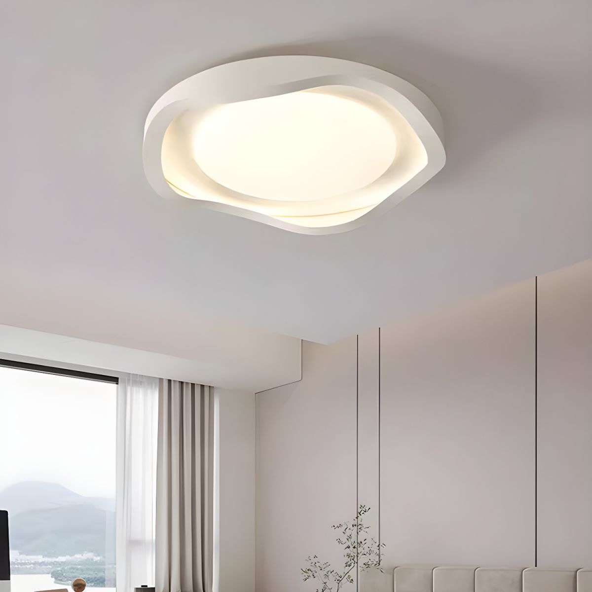 Geometric LED Acrylic Ceiling Light