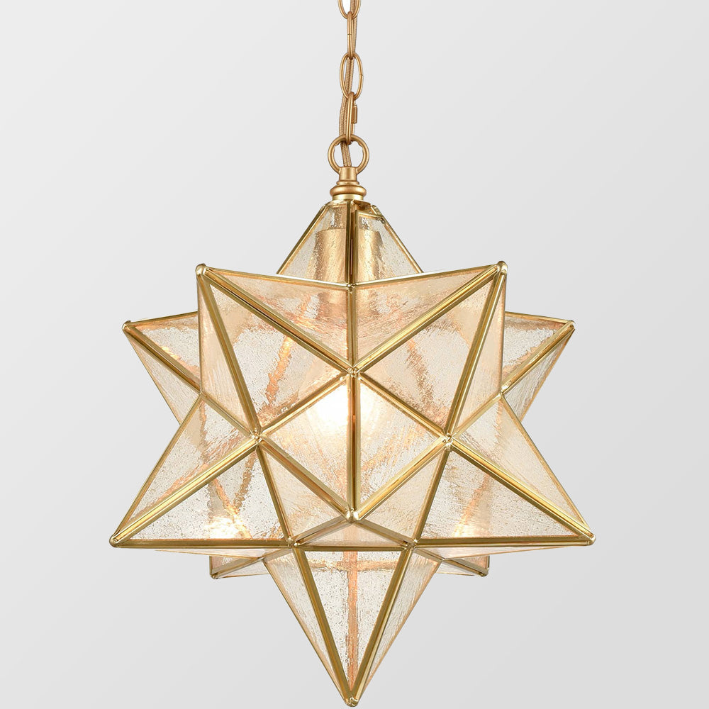 Decorative Star Shape Hallway Pendant Light