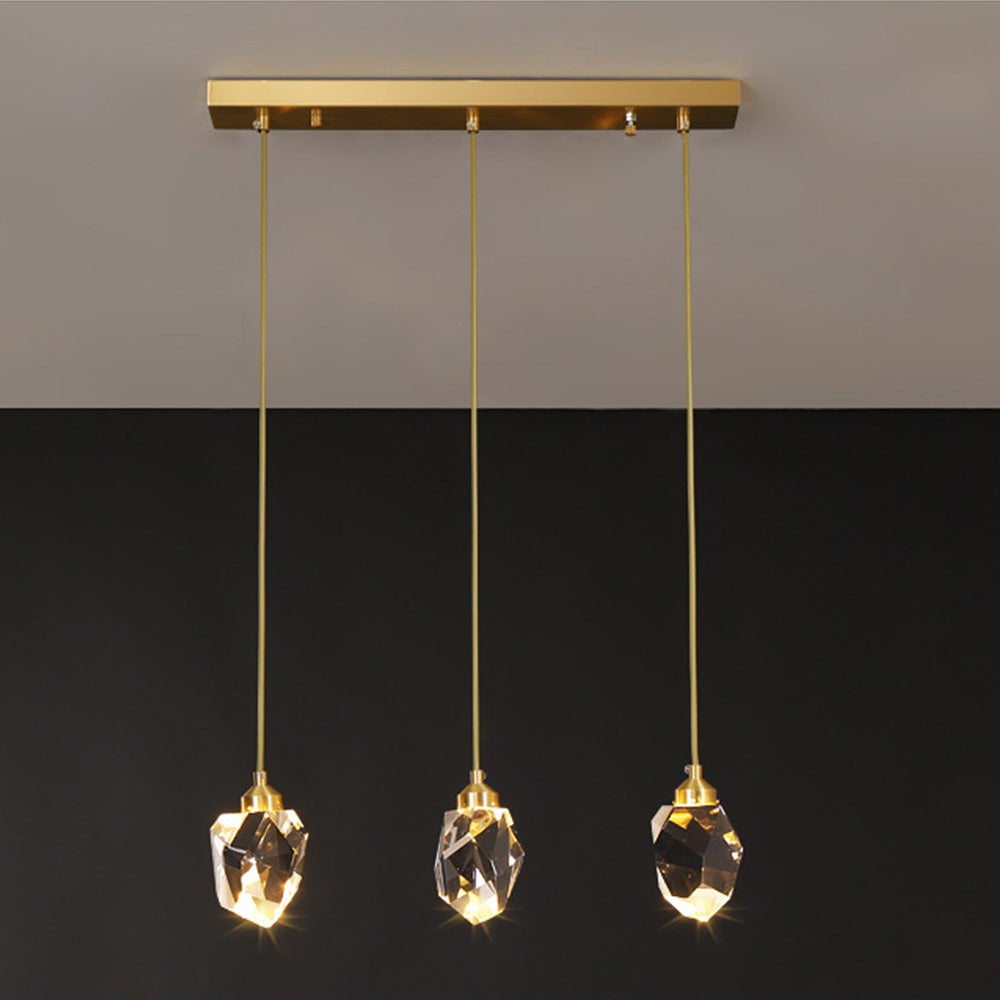 Creative Modern Crystal Gold Raindrop Chandelier