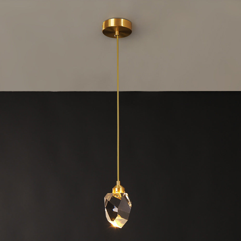 Creative Modern Crystal Gold Raindrop Chandelier
