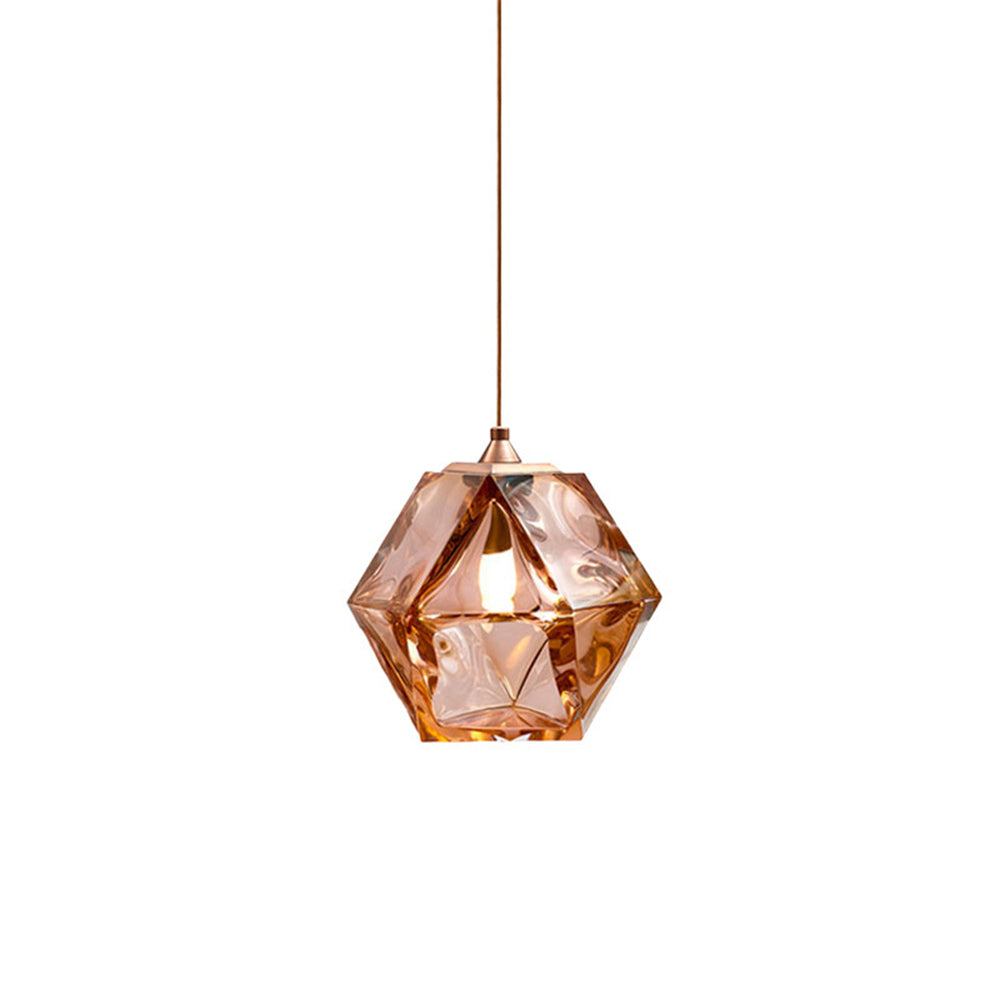 Modern Simple Glass Hanging Light Dining Room Pendant Light