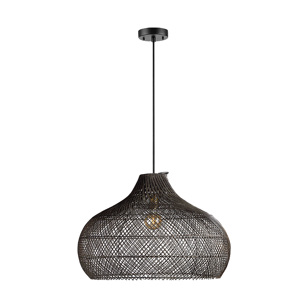 Modern Rattan Handwoven Island Pendant Light
