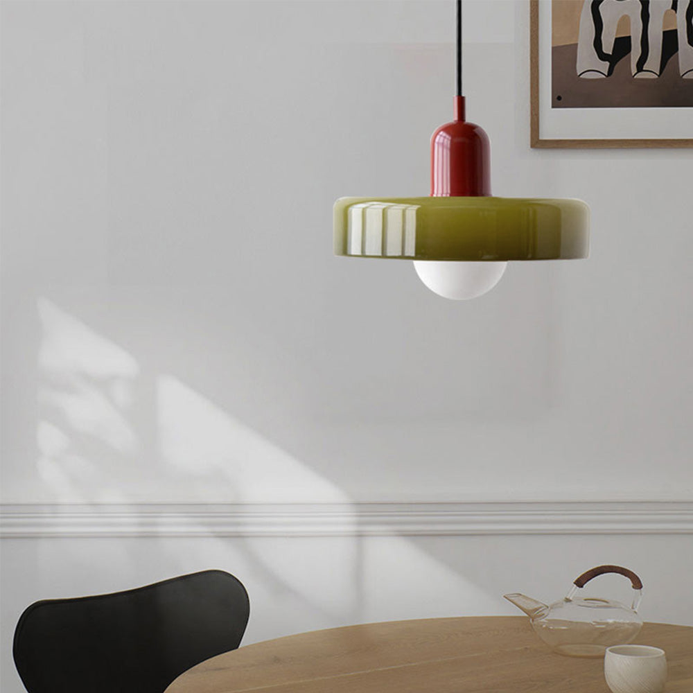 Bauhaus Modern Glass LED Ceiling Pendant Light