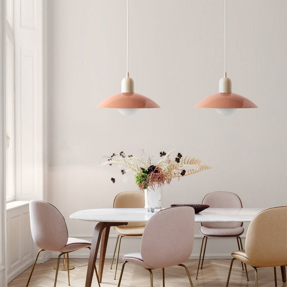 Mid Century Colorful Macaron Bauhaus Pendant Light -Homdiy
