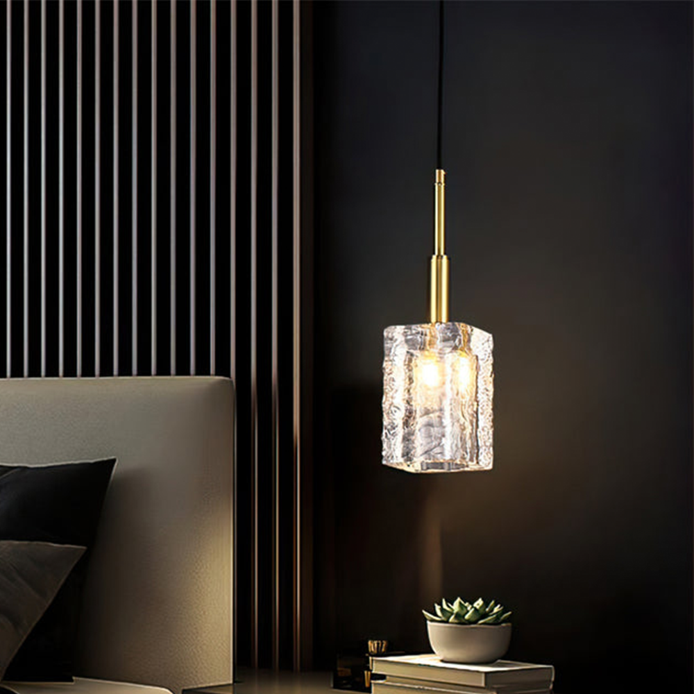 Modern Simple Crystal Lampshade Pendant Light -Homdiy