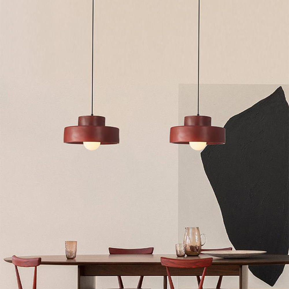 Red pendant discount light