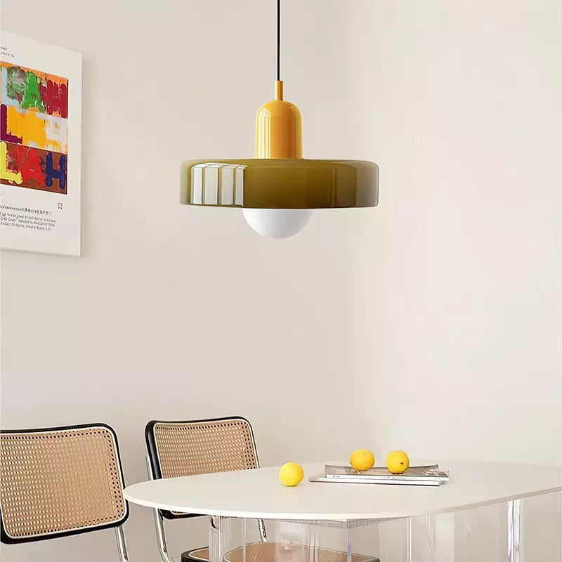 Colorful Bauhaus Glass Pendant Light -Homdiy