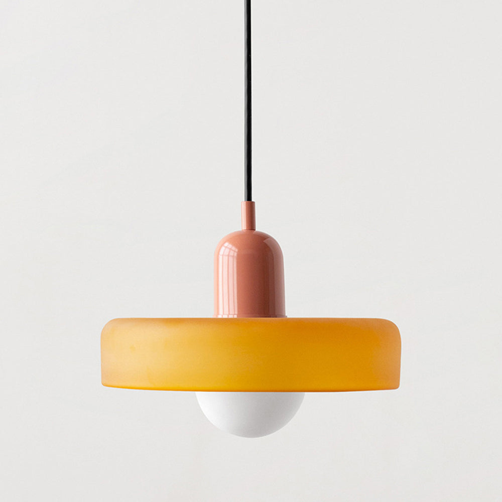 Bauhaus Modern Art Decor Colorful Glass Ceiling Pendant Light