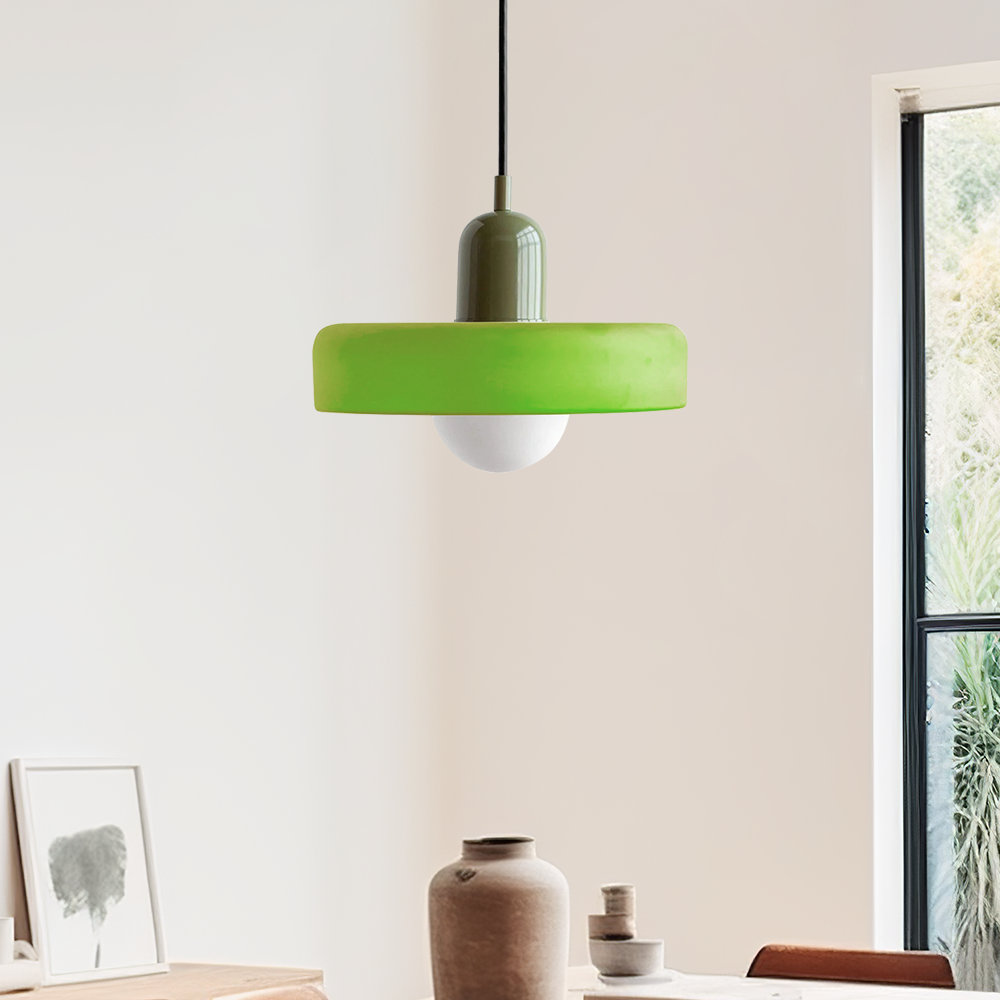 Bauhaus Modern Art Decor Colorful Glass Ceiling Pendant Light