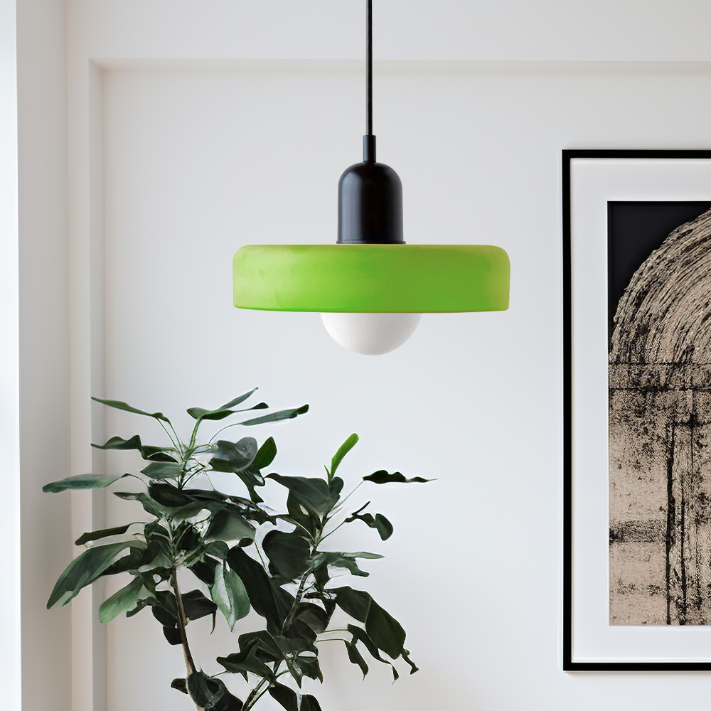 Bauhaus Modern Art Decor Colorful Glass Ceiling Pendant Light