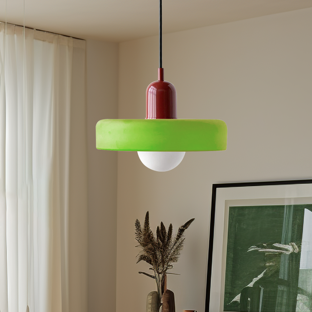 Bauhaus Modern Art Decor Colorful Glass Ceiling Pendant Light