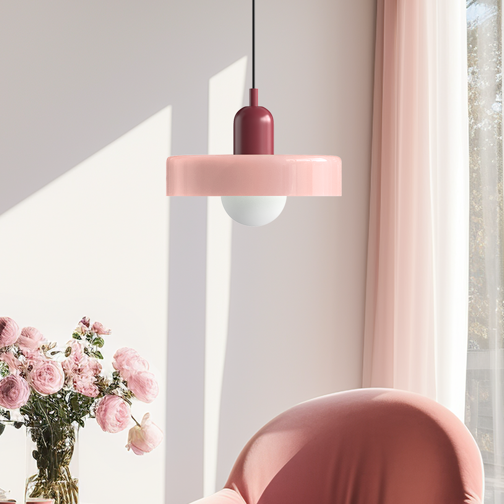 Bauhaus Modern Art Decor Colorful Glass Ceiling Pendant Light