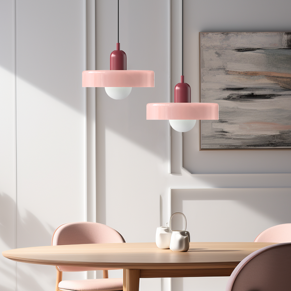 Bauhaus Modern Art Decor Colorful Glass Ceiling Pendant Light