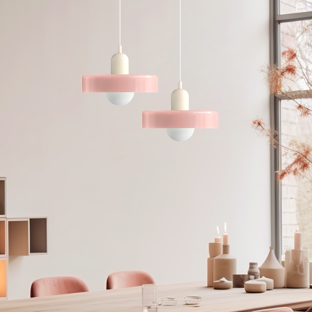 Bauhaus Modern Art Decor Colorful Glass Ceiling Pendant Light