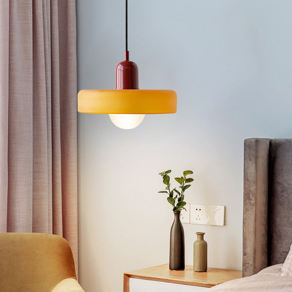Bauhaus Modern Art Decor Colorful Glass Ceiling Pendant Light