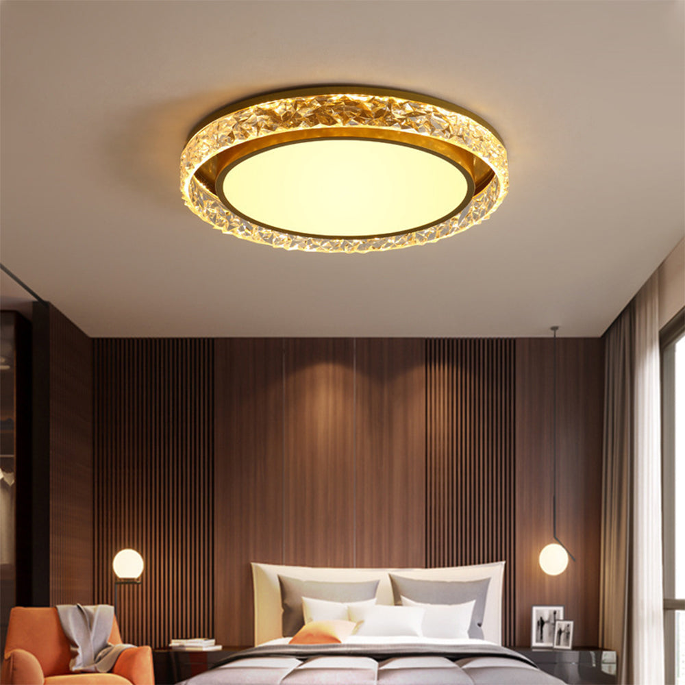 Minimalist Flush Mount Iron Ceiling Lamp