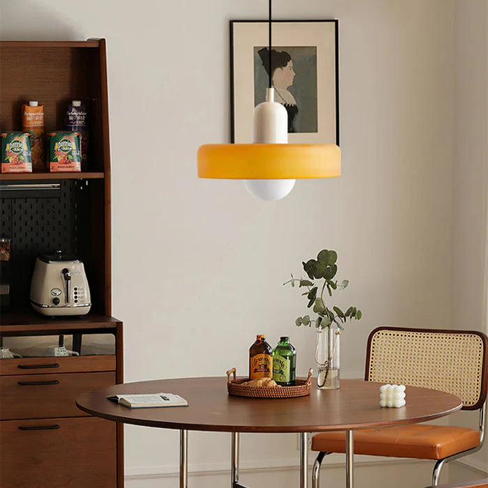 Bauhaus Modern Art Decor Colorful Glass Ceiling Pendant Light