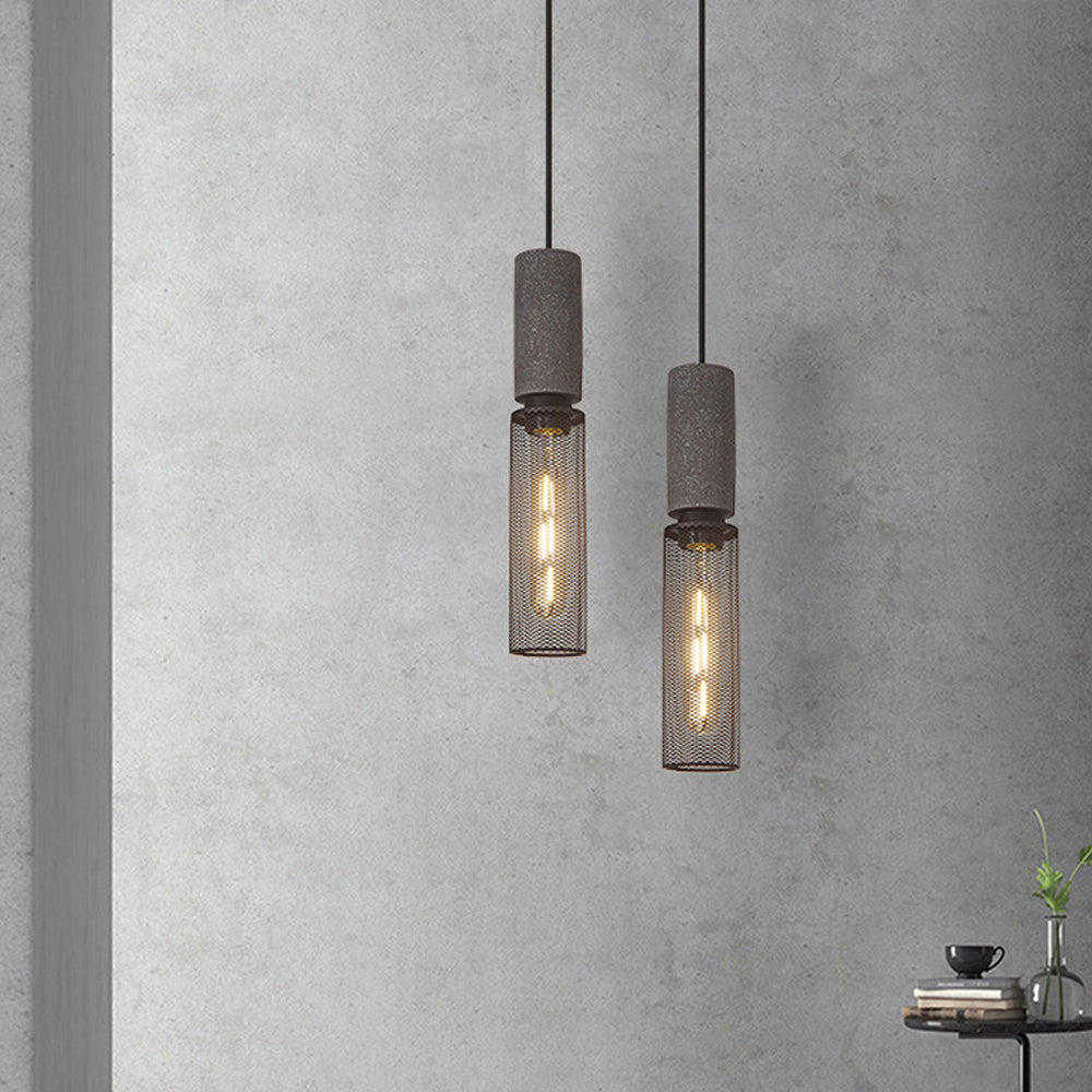 Black LED Chandelier Minimalist Pendant Lighting -Lampsmodern