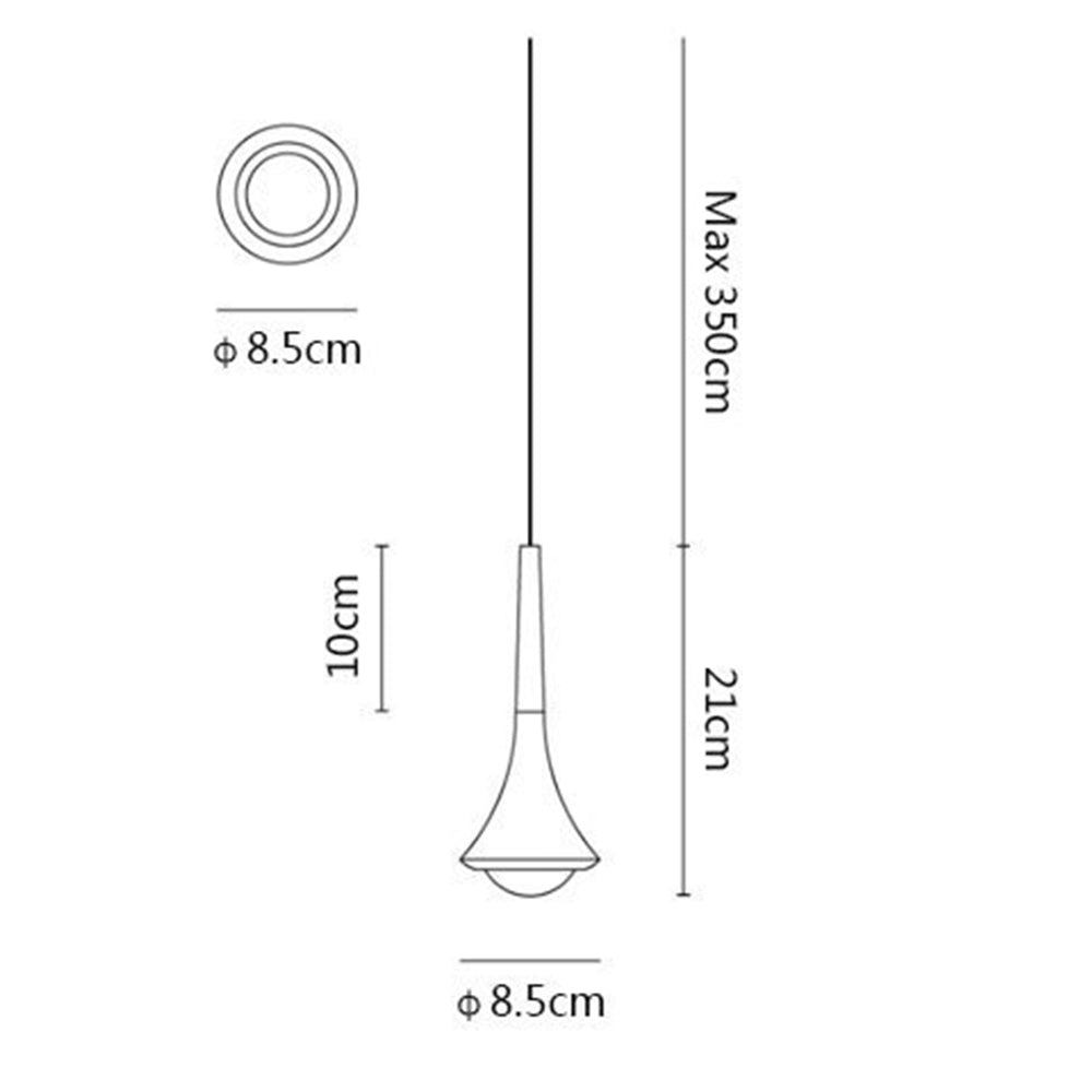 Luxury Raindrop Chandelier Unique Pendant Lights For Kitchen -Lampsmodern