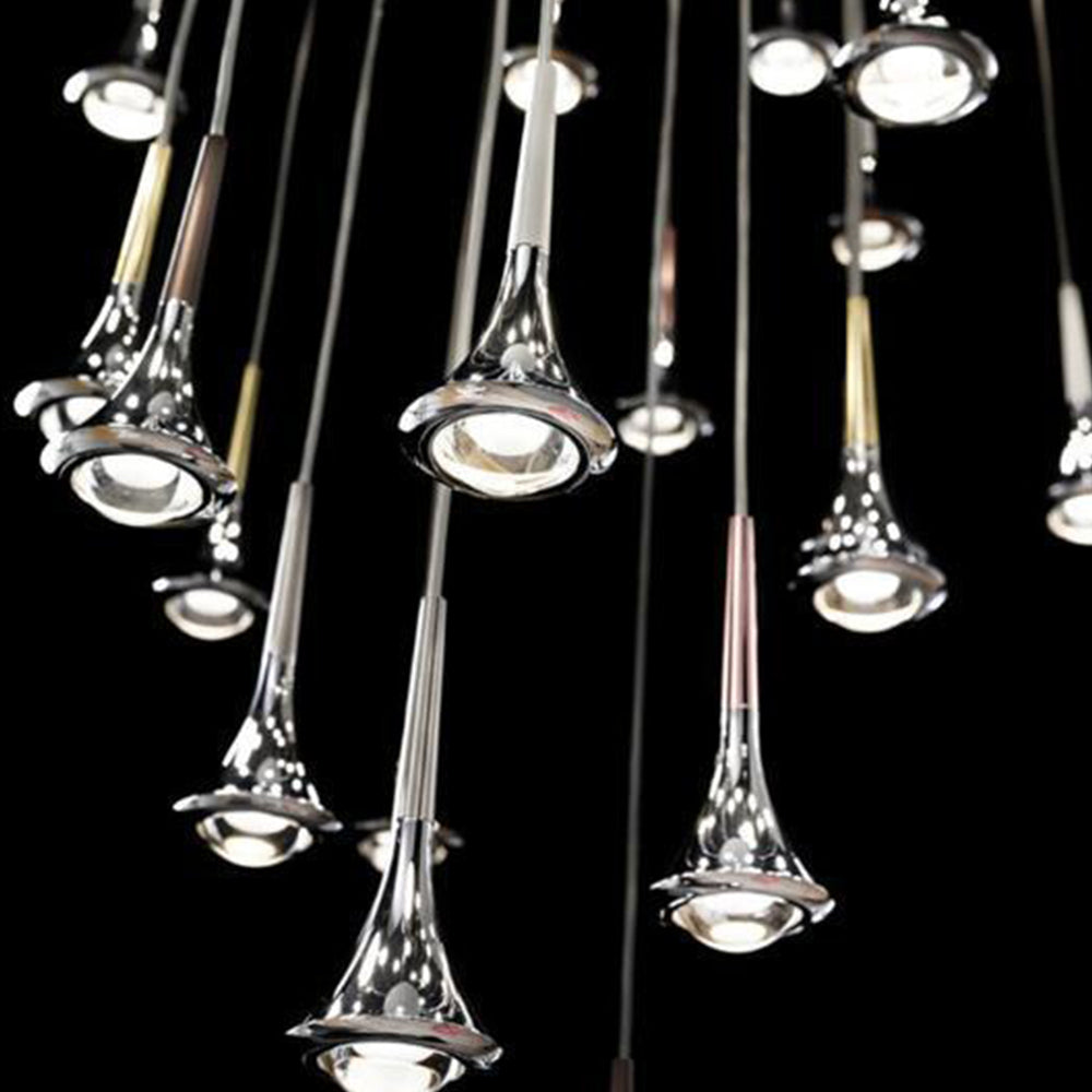 Luxury Raindrop Chandelier Unique Pendant Lights For Kitchen -Lampsmodern