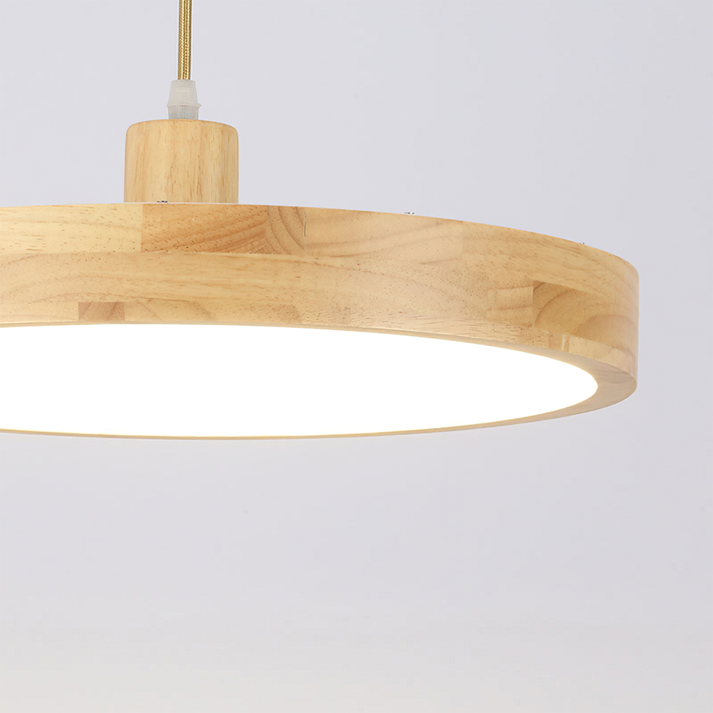 Modern Living Room Wooden Ceiling Hanging Light