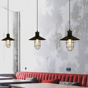 Vintage Industrial Farmhouse Black Hanging Lamp for Kitchen Island