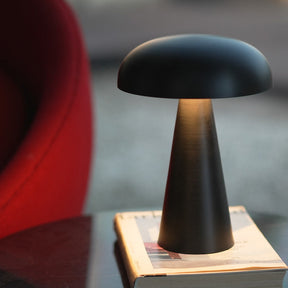 Danish Mushroom Metal Acrylic Rechargeable Dimmable Lamp for Study Bedroom
