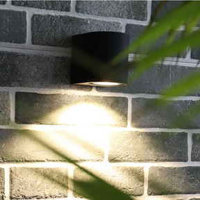 IP65 Black Square LED Outdoor Wall Lights