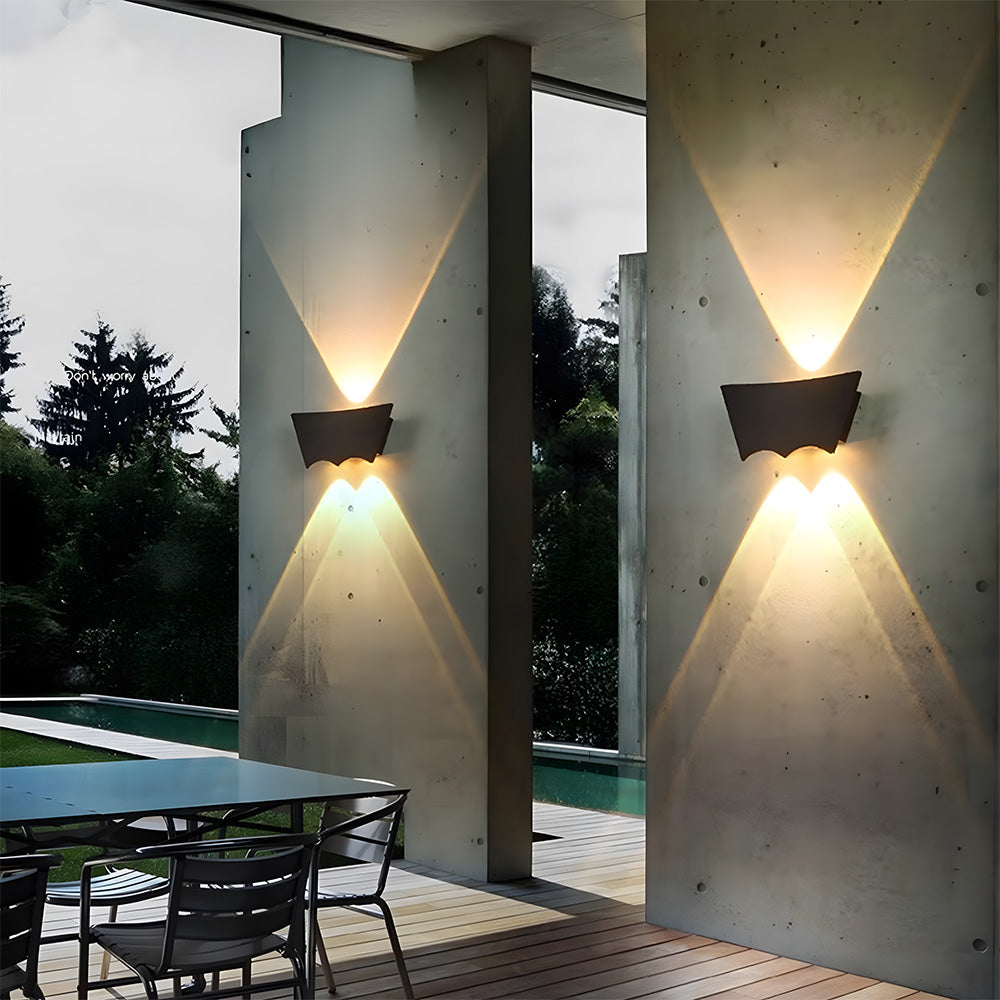 Modern Up and Down Wall Lights Outdoor for Garden and Porch