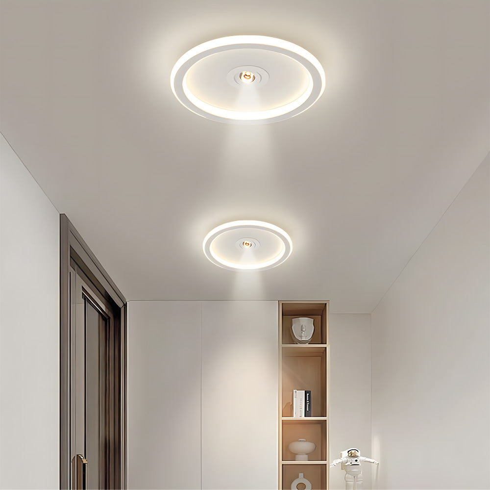 Modern Angle Adjustable Acrylic Iron LED Ceiling Lights for Living Room