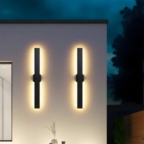 IP65 Waterproof Contemporary Black Outdoor Wall Lights