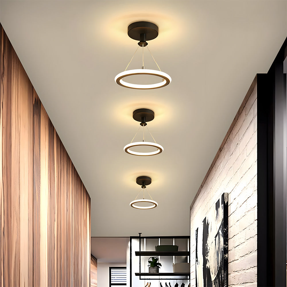 Contemporary LED Flush Mount Acrylic Ceiling Lights for Bedroom