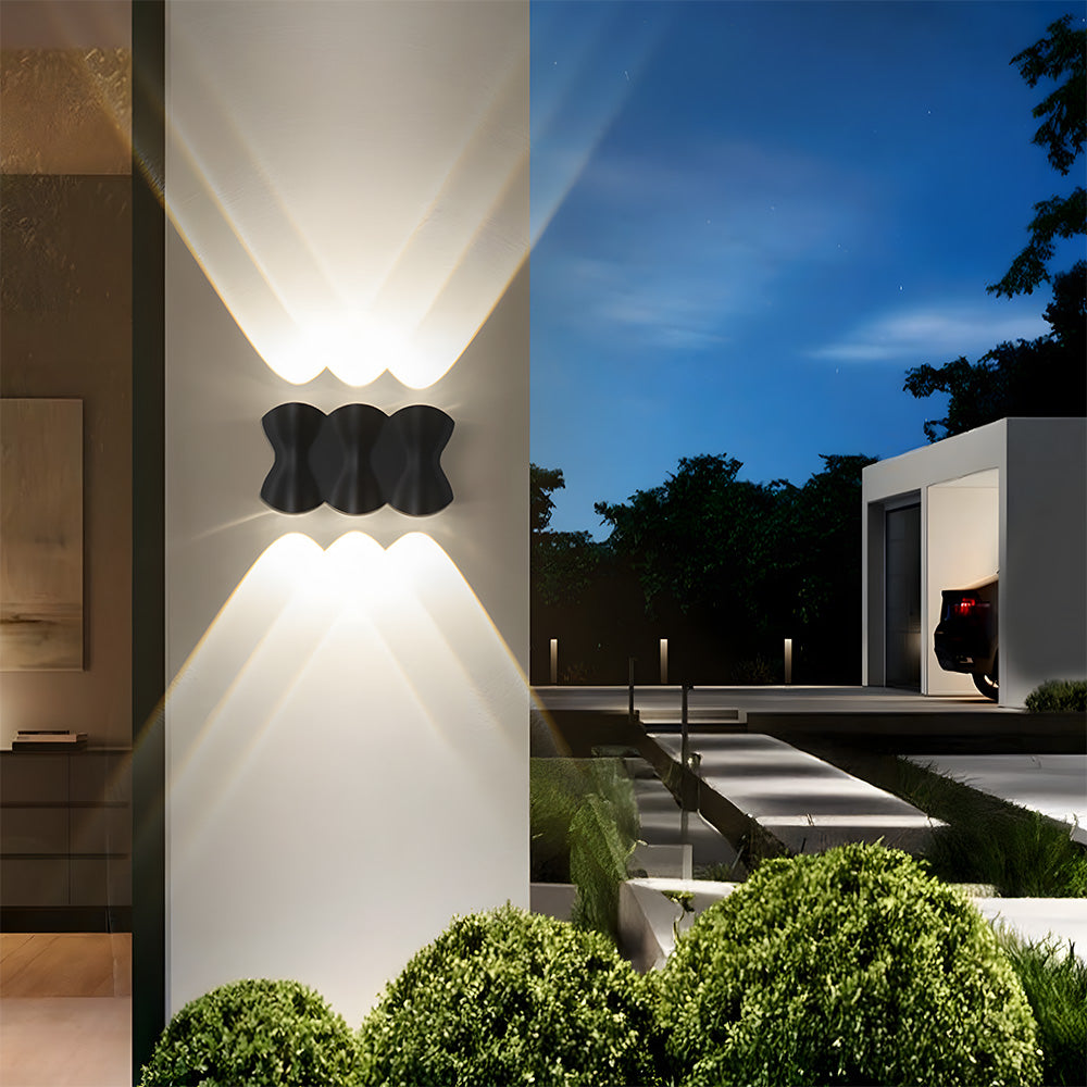 Modern Outdoor LED Up and Down Wall Lights for Garage Patio