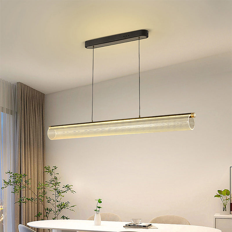 Lampsmodern Designer Modern Nordic Chandelier Simple Long LED Island Light