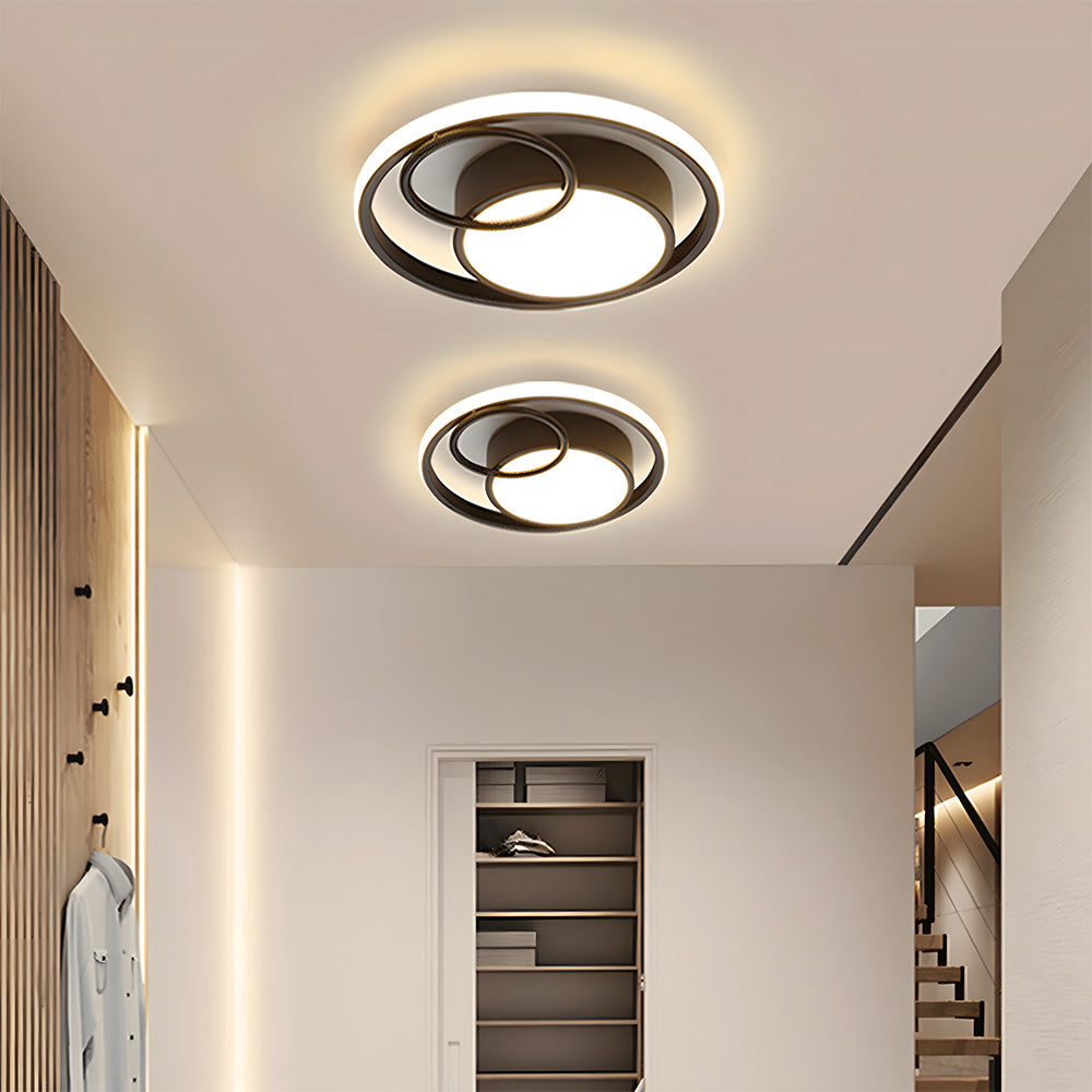 Contemporary LED Flush Mount Acrylic Ceiling Lights for Bedroom