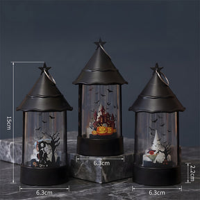 Halloween Indoor Decorations Castle Ghost LED Table Lamp for Night Party