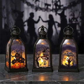 Indoor Decor Witch Bat LED Halloween Table Lamp for Night Party