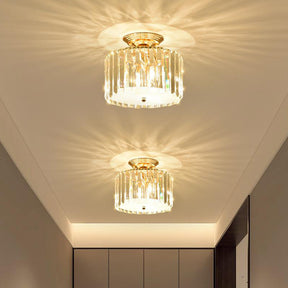 Crystal Ceiling Light Living Room Ceiling Lighting Gold